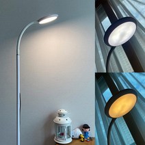 파인굿즈 LED 플랫 장스탠드 조명, 일반 화이트플랫스탠드조명