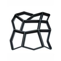 보도블럭 시멘트 금형 플라스틱 바닥 DIY 틀 문양 거푸집 몰드, 모델 B50x50x4.5cm