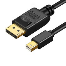 CableCreation 프리미엄 4K Mini DP to 1.2버전 케이블 (CD0140) 5M 블랙, 1개