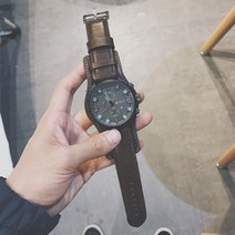 레트로 남자 시계 육군 군사 남성 쿼츠 패브릭 캔버스 스트랩 캐주얼 쿨 스포츠 Relogios 손목