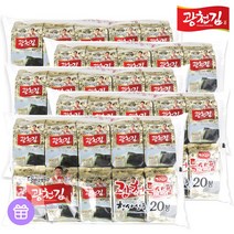 [광천김] 달인김병만의 재래 도시락 4g 100봉 한박스