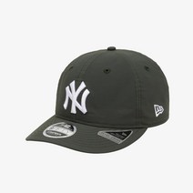 [백화점매장 정품출고] 뉴에라 야구모자 볼캡MLB 나일론 뉴욕 양키스 프리 커브드 레트로 크라운 스냅백 카키13549102