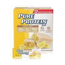 Pure Protein 단백질 바 레몬 케이크 1.76oz 12개, Lemon Cake