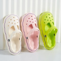 구멍 신발 여름 미끄럼 방지 통굽 샌들