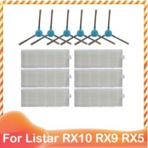 RX10 RX9 RX5 로봇 진공 청소기 롤러 메인 사이드 브러시 Hepa 필터 걸레 교체 예비 부품 액세, [02], 1개