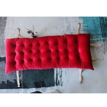 벨벳 쇼파커버 벤치소파 매트 두꺼운 패드 방석, 레드_120 x 45cm