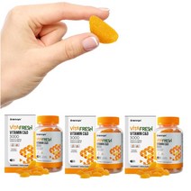 주니어비타민 귤젤리 비타민C D 70구미 3개