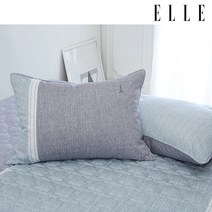 에단 면모달 홑겹베개커버, 그레이