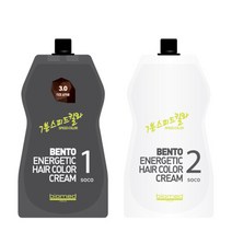 바이오메드 벤토에너제틱 7분 스피드 헤어 칼라크림 500ml, 네추럴브라운(5N)
