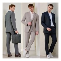 [워모(LUOMO)] 워모 24SS 남성 울 스트레치 수트 2세트 (자켓 2종+팬츠 2종)