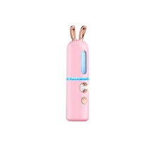ST SHOP 나노 페이셜 미스터 미스트 페이셜 스티머 핸디 미스트 스프레이 스킨 케어 메이크업 속눈썹 연장을 위한, 토끼 핑크, 플라스틱, 다색