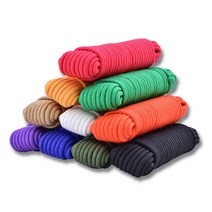 갈렙등반 4-10mm 나일론 로프 다용도 캠핑 밧줄 10-200M, 10mm, 200m, 화이트