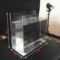 촬영소품 아크릴 수조 특수촬영 물 어항 수족관 업소용 투명수조, 스포트심---길이60폭20높이40CM