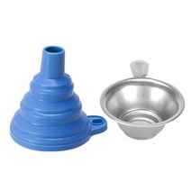 새로운 금속 UV 수지 필터 컵 실리콘 SLA 3D 프린터 깔때기 부품, [02] CHINA, [01] blue