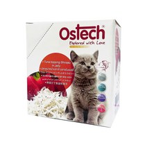 오스테크 캣 울트라 젤리 파우치 참치 토핑 치어 70g, 12개, 참치 + 치어 혼합맛