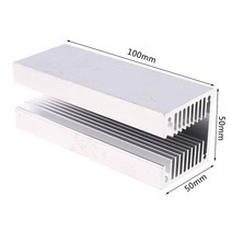 U-슬롯 3 극관 고성능 알루미늄 방열판 40/50MM CPU 힘 방열기, 02 B