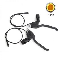 전기 자전거 킥보드 Bafang 8 재미있는 브레이크 레버 8fun 브레이크 핸들 브레이크 전원 차단시 3 핀 남성 변환 부품 연결, 한 쌍