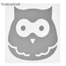 저스트업 가죽공예 공구 Chzimade 10 개/몫 구름 화재 열 전송 반사 테이프 핫 스탬핑 호일 스티커 비닐 필름 DIY 철 패브릭 의류, [08] 5.5x5.8cm