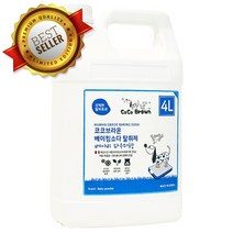 베이킹소다 반려동물 대용량 탈취제 4L 베이비파우더향, 1개