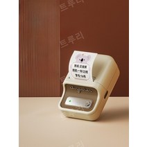 님봇 B21 블랙 라벨기 페이지 의류택 가격택 네임택 라벨지1롤증 큐알코드만들기 네임스티커기계 라벨링기, B21 프리 화이트독립형