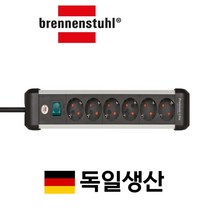 브레넨스툴 프리미엄 알루 라인 알루미늄 AL 6구 멀티탭 3M, 1개