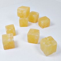 옐로우 칼싸이트 큐브(Yellow Calcite Cube)