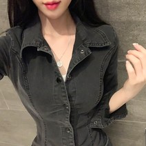 블랙홀제이 여성용 905 데님 원피스