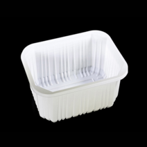 맛을담는용기 실링용기 / 줄단위 소량판매 실링용기 PC-191511 백색 - 75개 엔터팩 큐담 팩시스 호환 용기, 1개