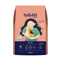 (펫티슈20매 증정)유한양행 윌로펫 뉴트리탑 말랑한 소프트사료 1.2kg (퍼피/어덜트/시니어/면역), 퍼피1.2kg