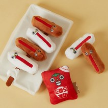 7번버스 개챺 소떡소떡 강아지 노즈워크 장난감, 단품