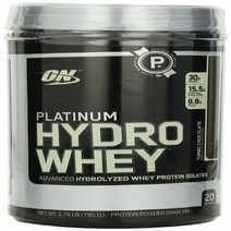 옵티멈 하이드로 웨이프로틴 터보초코맛 단백질 보충제 파우더 1.75lb 795g