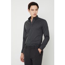 브렌우드 BRSDA22223GYD_코오롱 패션 노타이 폴리/코튼 혼방 파스텔 컬러 드레스셔츠 (곤지암 모다아울렛)