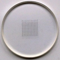광학 유리 c1 - c7 현미경 접안 렌즈 reticle cross line ocular graticula micrometer grid calibration slide for, c5