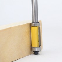 라우터 트리머 비트 패턴 플러시 트림 상단 및 하단 베어링 라우터 비트 8mm 생크 1/2*25mm 카바 이드 트, 한개옵션0