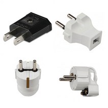 플러그 돼지코 100v 변환용 접지형 무접지 220v 주택용 산업용, 기억자접지