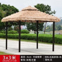 파고라 캐노피 가제보 정자 원두막 옥상 야외 조립식, 3x3m