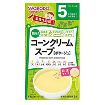 Wakodo Baby Food Corn Cream Soup Powder 와코도 5개월 아기 이유식 콘 크림 분말 스프 3.6x8입 10팩