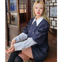 하라주크 하프 벌룬 자켓