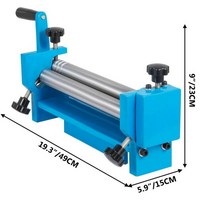sj-300 슬립 롤 기계 300mm 슬립 롤러 벤더 2.5mm 판금 제작 2 개의 이동식 롤러 조정 가능한 수동 조작, 협력사