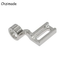 자수 미싱 Chzimade 1Pcs 금속 라운드 높은 생크 눈금자 발 Presser 형제 싱어 재봉틀 패치 워크 자 수 도, 02 High handle open