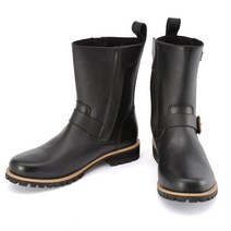 데이토나 바이크용 엔지니어 부츠 블랙 26.0cm 소가죽 시프트 패드 내장 사이드 짚 2E 상당 HBS-00496981, 상품명참조