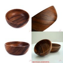 아카시아 나무샐러드볼 우드 식기 서빙볼 샐러드볼 원형 우드믹싱볼 식당 카페 감성 집들이, 본상품선택, 본상품선택