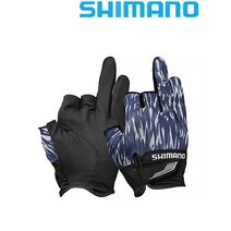 시마노 장갑 3D 어드밴스 3컷 GL-021S 네이비GL카모 L