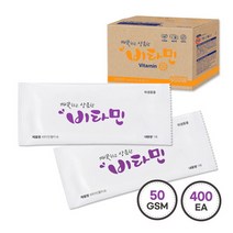 그린위생 비타민 업소용물티슈 S50 일회용 개별포장 400매, 선택완료, 단품없음