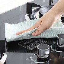 달자샵 1+1 먼지없는 물때 기름때 제거 행주 물 흡수 건조 빠른 걸레, 소형 1개, 대형 1개
