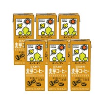기꼬만 두유 커피맛 200ml X 6개, 단품