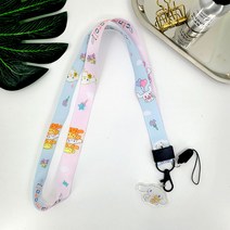 범쓰컴퍼니 [당일출고] + [분리 고리 추가 증정] 캐릭터 목걸이줄 핸드폰스트랩 갤럭시z플립목걸이 랜야드 스트랩고리, 시나모롤 스카이, 1개
