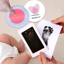 셀프 발도장스템프 셀프발도장 신생아손발도장 신생아발도장 아기손발도장 아기발도장액자MZ+41, 사각스템프(검정)