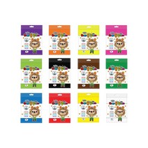 토단 하비 볼 클레이 50g 1개 12색 만들기 칼라 점토