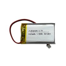 YJ 리튬폴리머배터리 KC인증충전지 3.7V YJ502339 420mAh, 1개